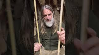 Bamboo Blowgun #survival #bushcraft #caveman #donnydust #primitivetechnology  #primitiveskills