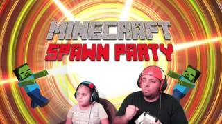 MineCraft  Let's Play Spawn Party Part 1 Family Gaming Club