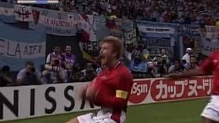Beckham Penalty v Argentina WC 2002 (HQ)