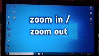 How to zoom in and zoom out laptop screen in laptop screen.