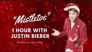 1 HOUR WITH JUSTIN BIEBER: Mistletoe - Christmas song, holidays, music, Billie Eilish, TikTok viral.