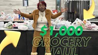 $1,000 GROCERY HAUL