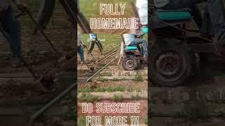 This simple minitractor is homemade 4.4 hp engine #jugaad #mitpatel #minitractor #viral #shorts