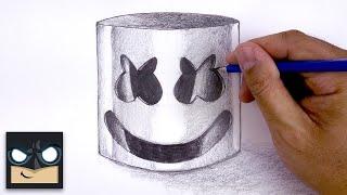 How To Draw Marshmello | Sketch Tutorial