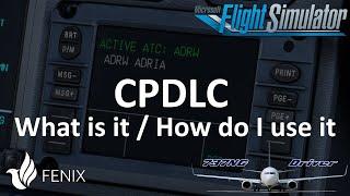 CPDLC - What is it, how do I use it? | Real 737 Pilot