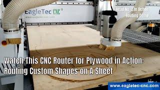 Watch This CNC Router for Plywood in Action: Routing Custom Shapes on A Sheet