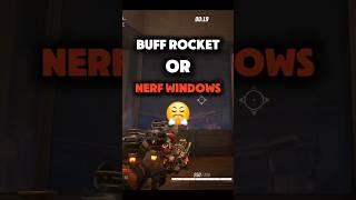 Buff rocket or nerf windows in Marvel Rivals 
