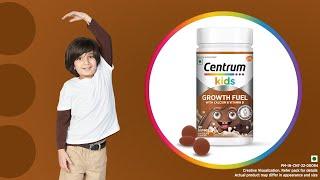 Centrum Kids Growth Fuel Gummies | Calcium & Vitamin D support overall growth & strong bones