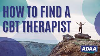 How to Find a CBT Therapist?