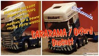 CARARAMA Low Loader Stobart Rail - 1:50 Scale