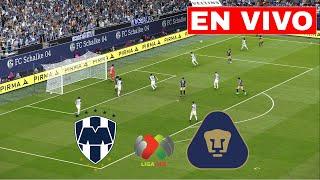 MONTERREY VS PUMAS EN VIVO  CUARTOS DE FINAL (IDA) LIGA MX 2024 | REY DEPORTIVO