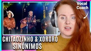 Vocal Coach Reacts to Chitãozinho & Xororó - 'Sinônimos' ft. Zé Ramalho | Sertanejo Music Analysis