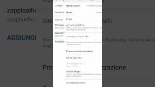 come rimuovere un account email da Huawei email