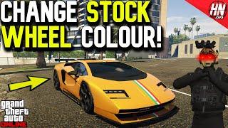 How To Change Stock Wheel Color In GTA Online! (2022)