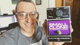 Electro Harmonix Small Clone Chorus Pedal Demo and Review