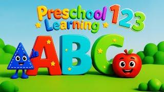 LIVE- ABC Song, Letter A, A is for Apple, B is for Ball + ABC Train Song + Color Song, Learn ABC