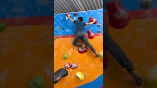 Red Bumping hand - Evan #bouldering