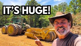 New HUGE MACHINES On The Ridge! | Land Clearing For Off Grid Barndominium Build & Driveway