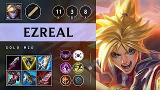 Ezreal Mid vs Galio - KR Master Patch 25.05