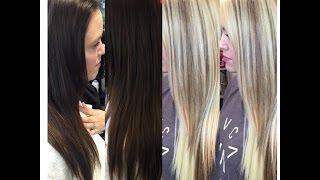 Brunette Goes Blonde| NO DAMAGE|Olaplex| One Sitting| Educational Tutorial|
