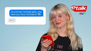 Maisie Peters Texts Her Fans | Etalk