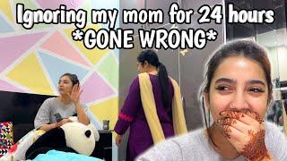 Ignoring my Mom for 24 Hours *GONE WRONG* | Zainab Faisal | Sistrology