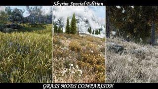 Skyrim SE - Grass Mods Comparison (RE-Updated)