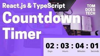 Build a Countdown Timer with React, TypeScript & Next.js (Hooks)