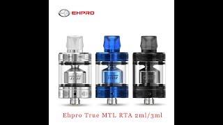 Ehpro MTL RTA Review, How to and Build of this tank atomizer. Simple to build single deck.