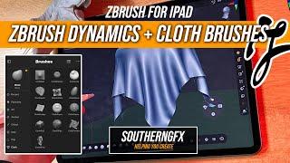 Zbrush on the iPad - Cloth Dynamics