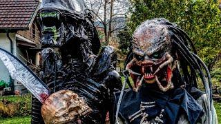 Predator Vs Xenomorph in Real Life! AlienGoBoom