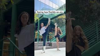 ⁠@annamcnulty Who Is More Flexible??  #fypシ゚ #funny #flexibility #challenge #trend #viral