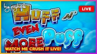  $5,000 for → HUFF N' EVEN MORE PUFF JACKPOT?! Casino Slots Big Payback LIVE!
