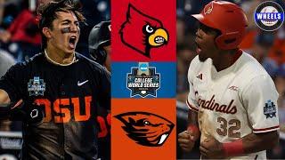 Louisville vs #8 Oregon State (CRAZY!) | College World Series Opening Round | 2025 College Baseball