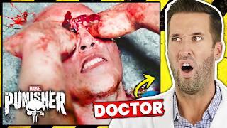 ER Doctor REACTS to Marvel's The Punisher Fight Injuries