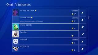 PS4 HOW TO DELETE FOLLOWERS NEW!