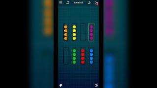 Ball Sort Puzzle Level 11 to 15 Solved