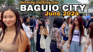 BAGUIO CITY PHILIPPINES-Summer capital of the Philippines | June 2024 [4k] walking tour