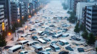 Valencia Spain again! Centro Comercial Bonaire Parking Flooding as storm dana