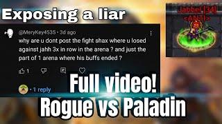 I lost x3 in a row? Rogue vs paladin | Full Video | Warspear online