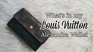 What's in My Wallet: A Review of Louis Vuitton Alexandra Wallet | Love Bella Vida