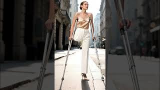 One-legged woman#amputeewoman #sak
