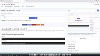 Sha256 Hash Generator Online