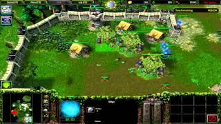 Warcraft 3 Twilight of the Gods Hard mode Defending Jaina's base