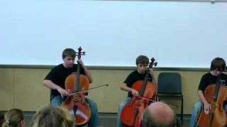 CELLO TRIO OF DOOM play their arrangement of "Ben Avramen"