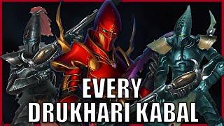 Every Single Dark Eldar Kabal EXPLAINED By An Australian | Warhammer 40k Lore