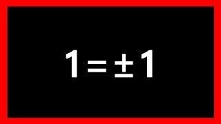 1=-1임을 증명하는 영상 (1=±1)