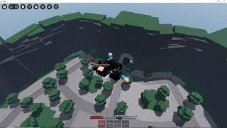 Long drop with bullet barrage finisher in Roblox TSB