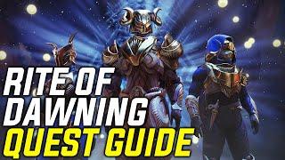 Destiny 2: Rite of Dawning Quest Guide (The Dawning 2021)