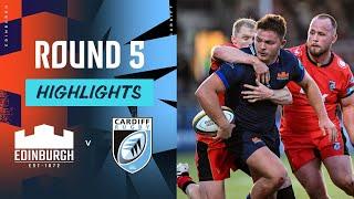 Edinburgh v Cardiff Rugby | Highlights | Round 5 | URC 2024/25